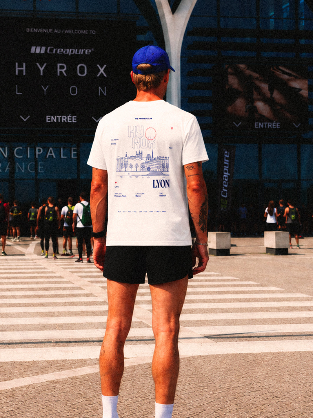T-shirt personnalisable Hyrox finisher Lyon - Saison 25/26