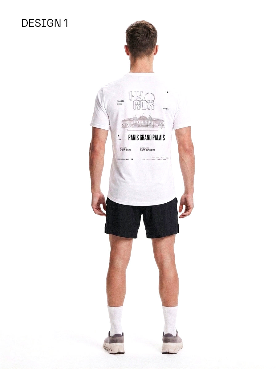 T-shirt personnalisable Hyrox finisher Paris G.Palais - Saison 25/26